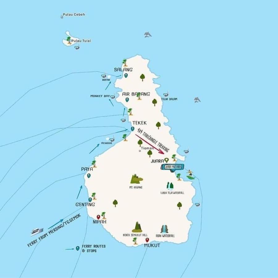 Juara Mutiara Resort Kampong Juara Zewnętrze zdjęcie